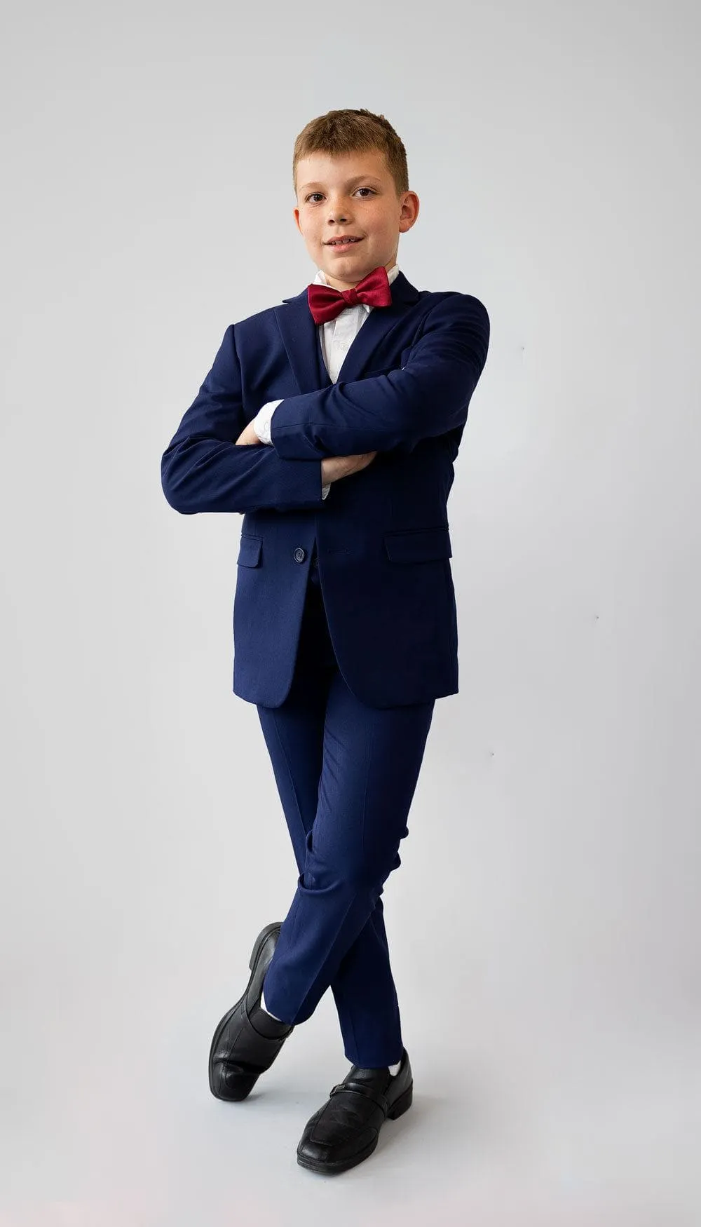 Trim Fit 2 Piece Suit Indigo