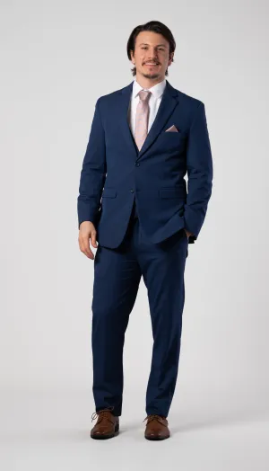 Trim Fit 2 Piece Suit Indigo