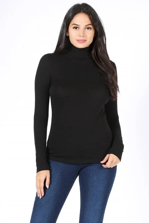 Turtleneck longe sleeve  BLACK