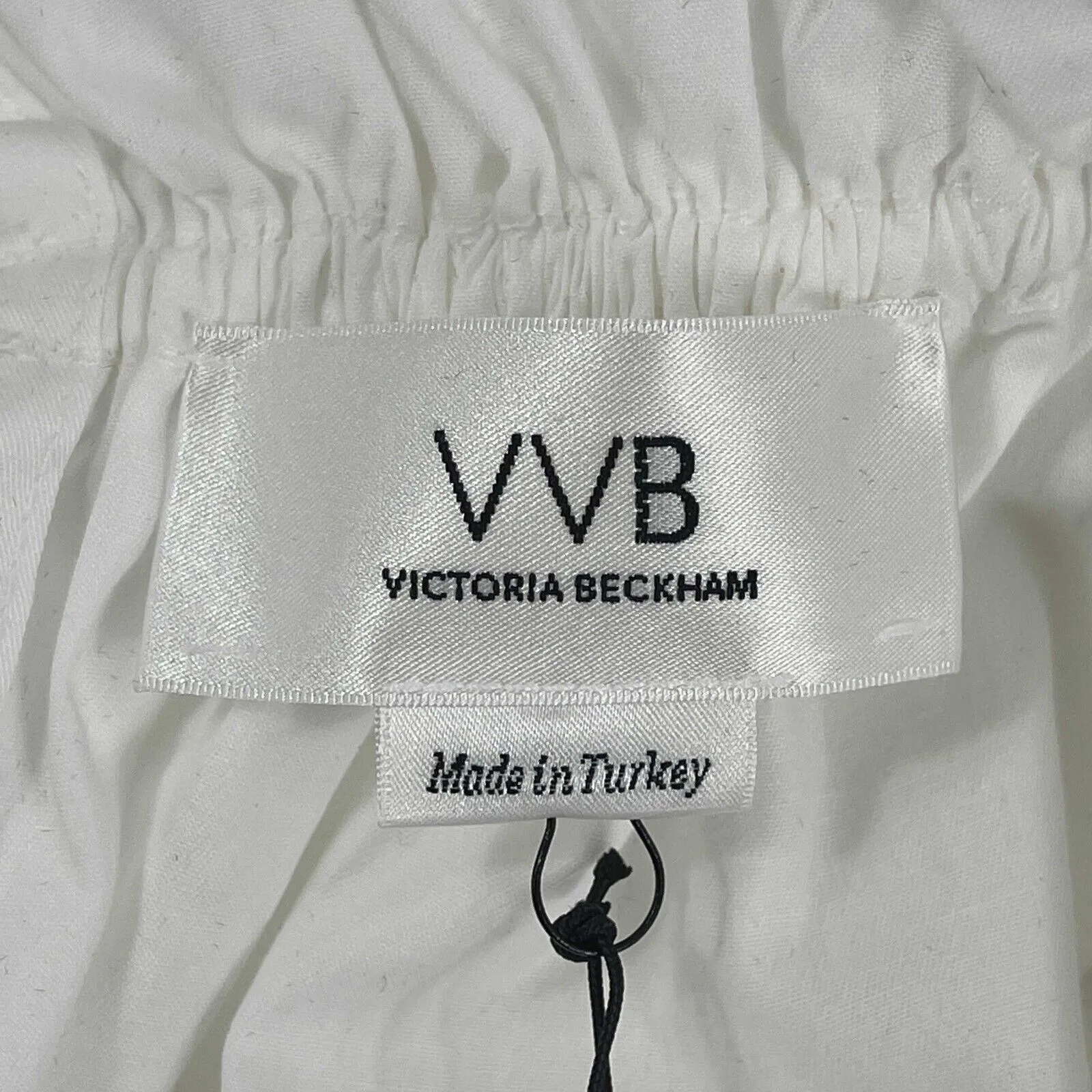 Victoria Victoria Beckham - NEW - Sleeveless White Tie Blouse - UK 4 US 0