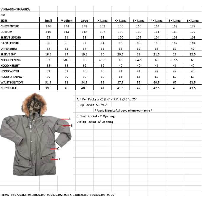 Vintage N-3B Parka