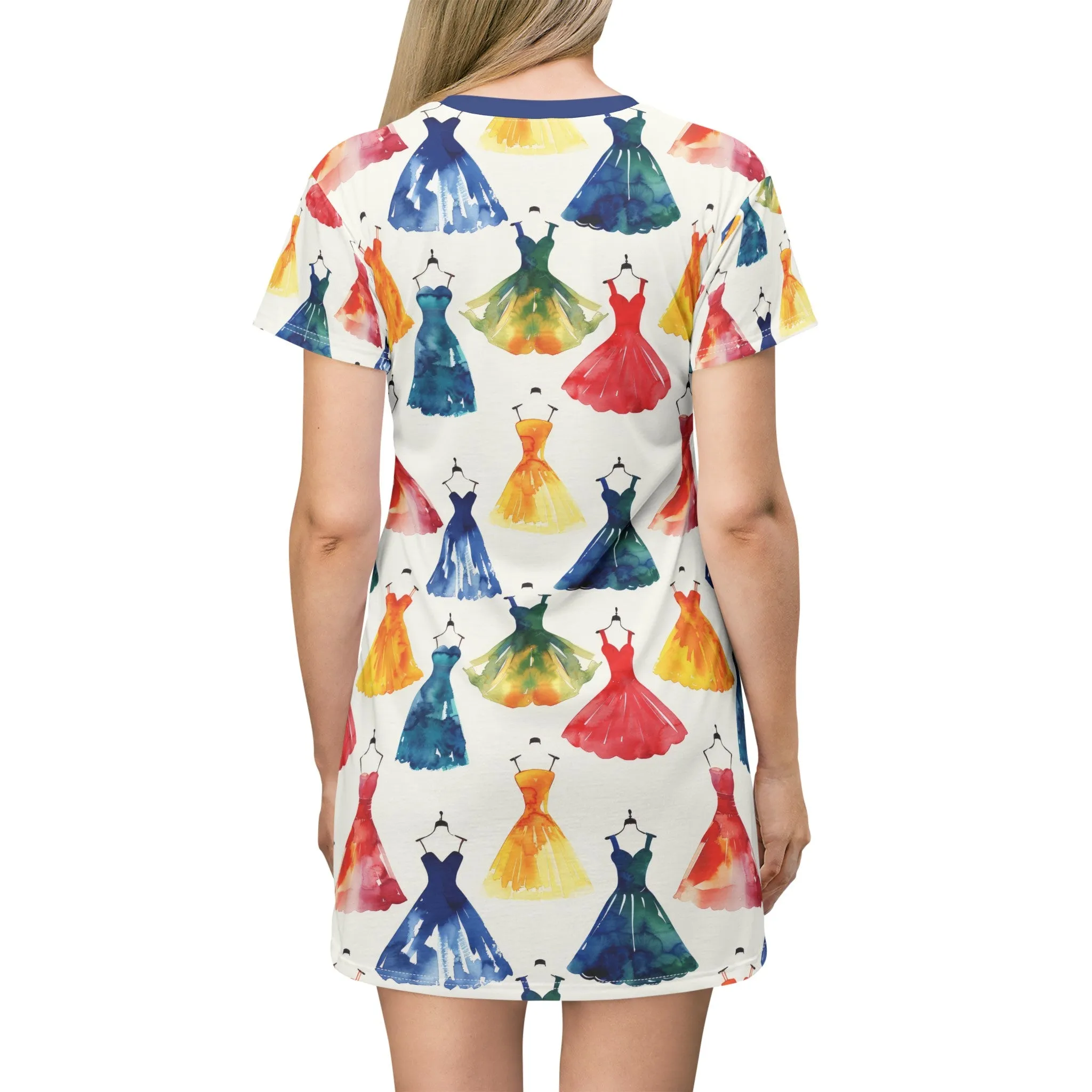 Watercolor Dress Couture II T-Shirt Dress