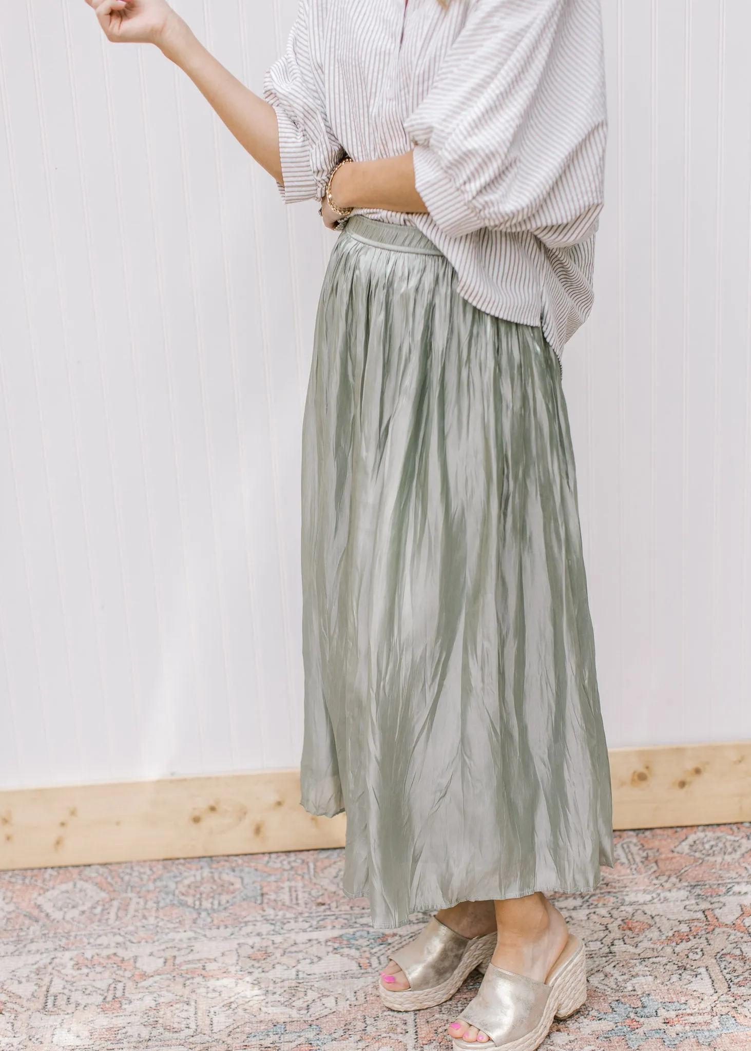 XZ Sage Maxi Skirt