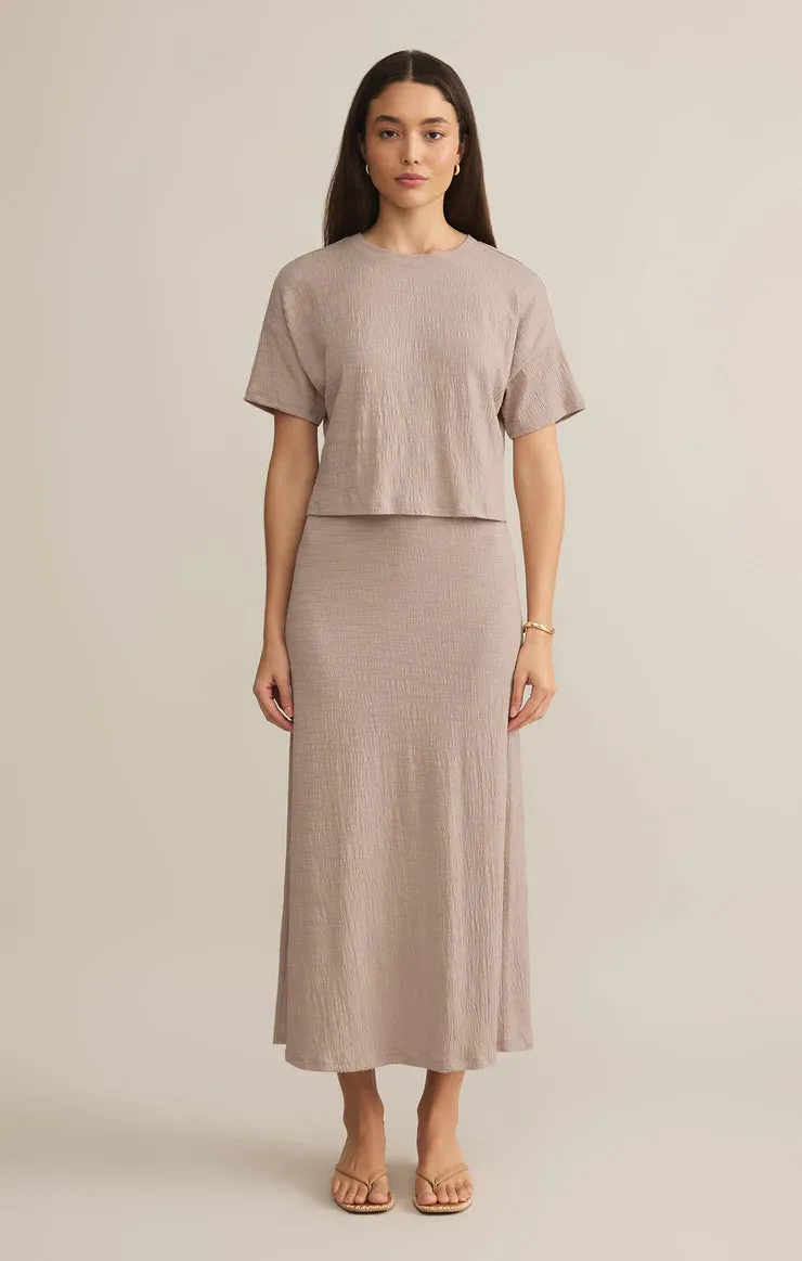 Z Supply Delavine Textured Midi Skirt