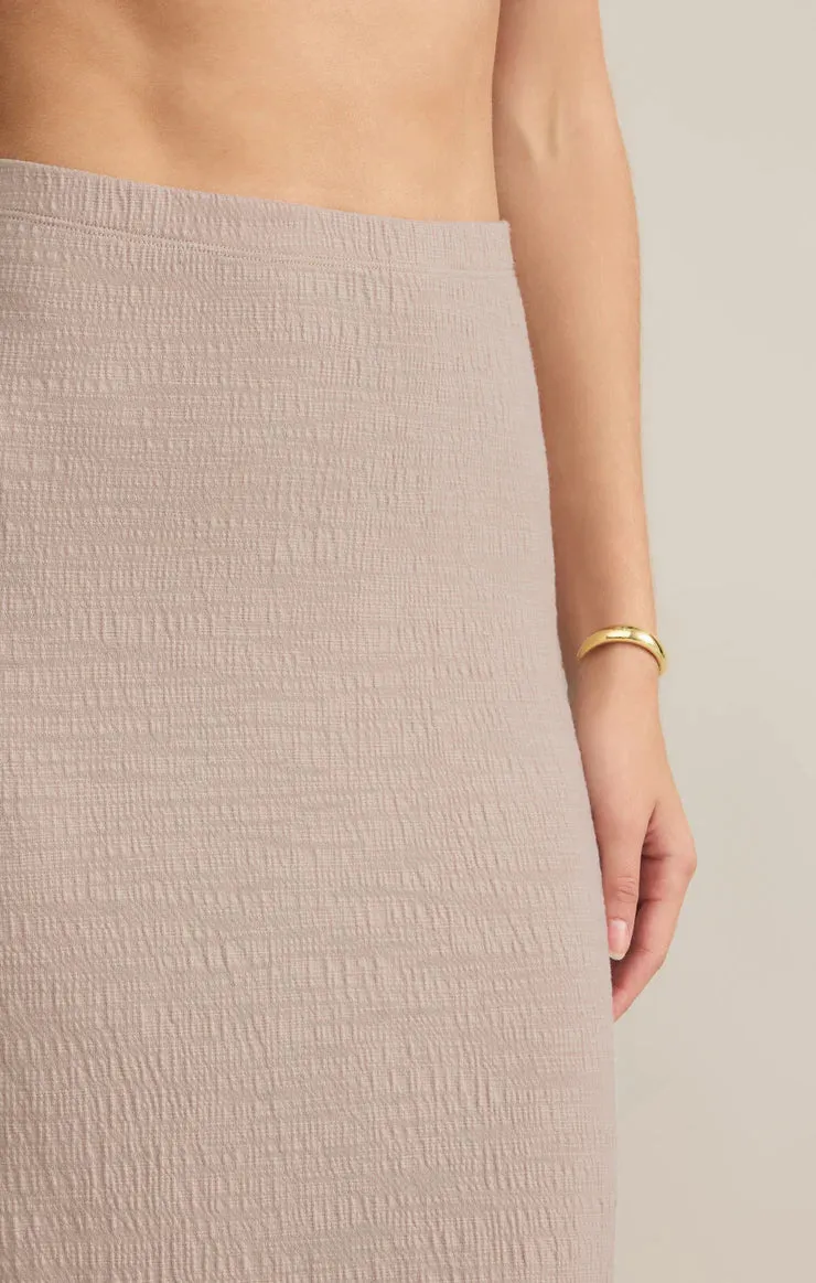 Z Supply Delavine Textured Midi Skirt