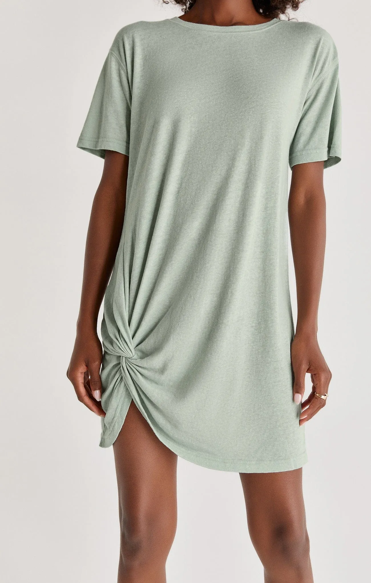 Z Supply Denny Twist T-Shirt Dress