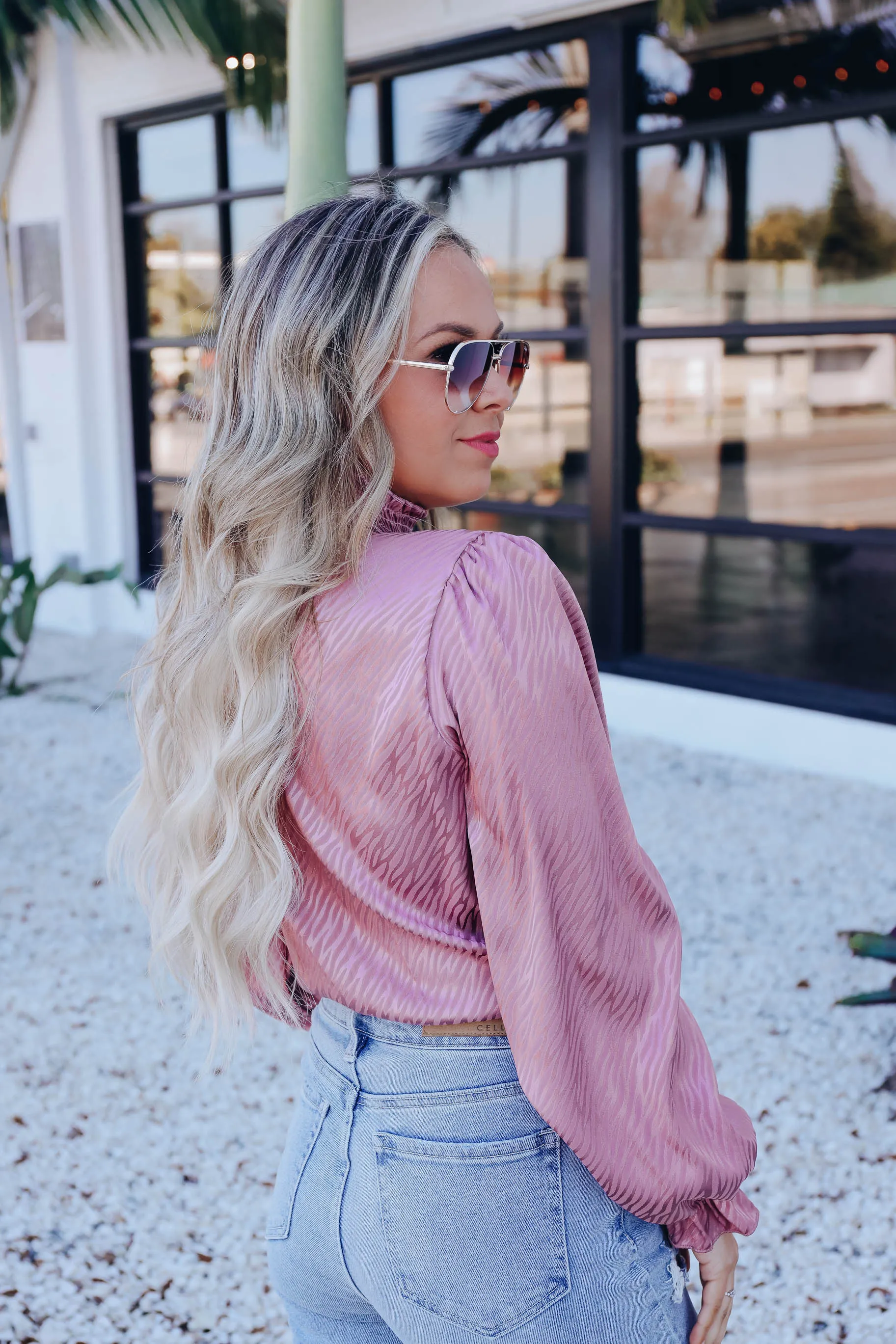 Zana Surplice Bodysuit